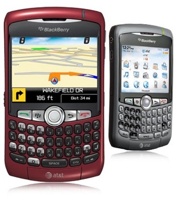 Red BlackBerry Curve 8310 Smartphone 