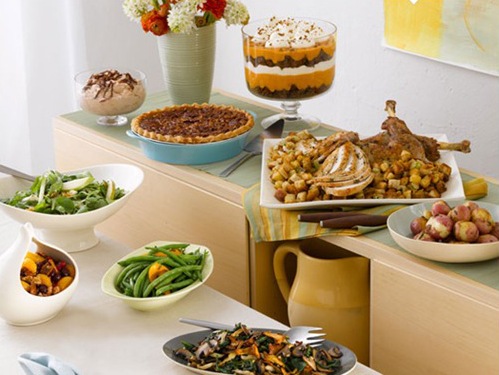 thankgiving menu made easy by food network