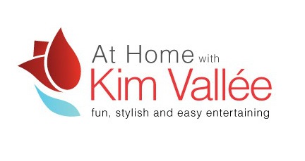 new logo of at home with kim vallee