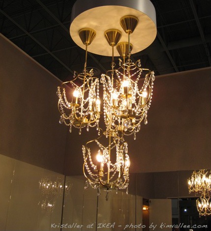 kristaller 3-armed chandelier at ikea