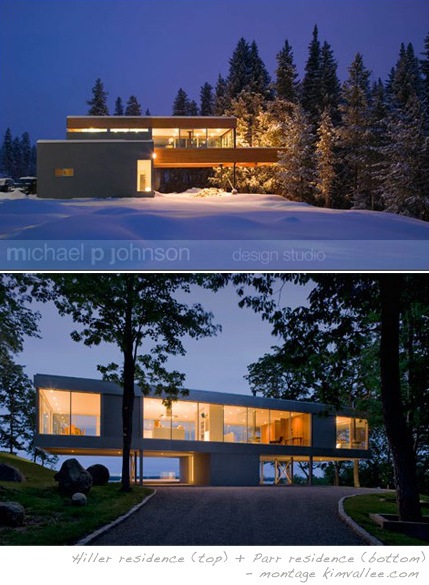 hiller residence and parr residence by architect michael p johnson