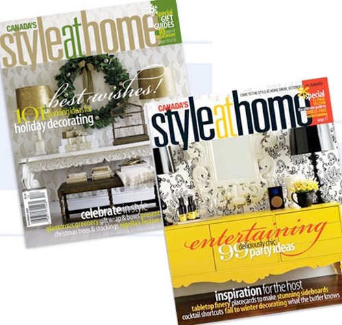canada\'s style at home entertaining and holiday issues
