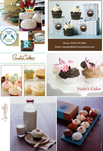 blubird cafe : danties cupcakes : susiecakes : violet\'s cakes : sprinkles cupcakes los angeles
