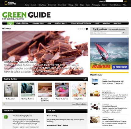 the green guide by National Geographic
