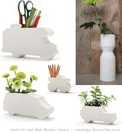 vehicle vases :: bad beaver vase designed by Paige Russell 