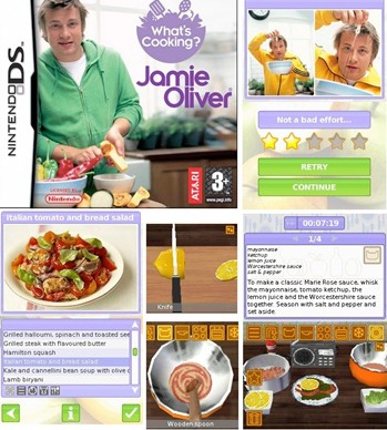 What's Cooking with Jamie Oliver on nintendo ds