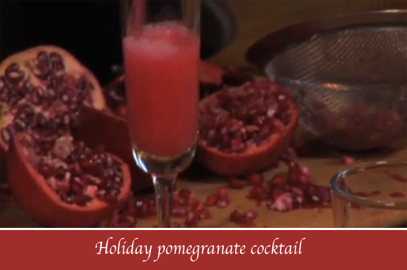 pomegranate champagne cocktail recipe