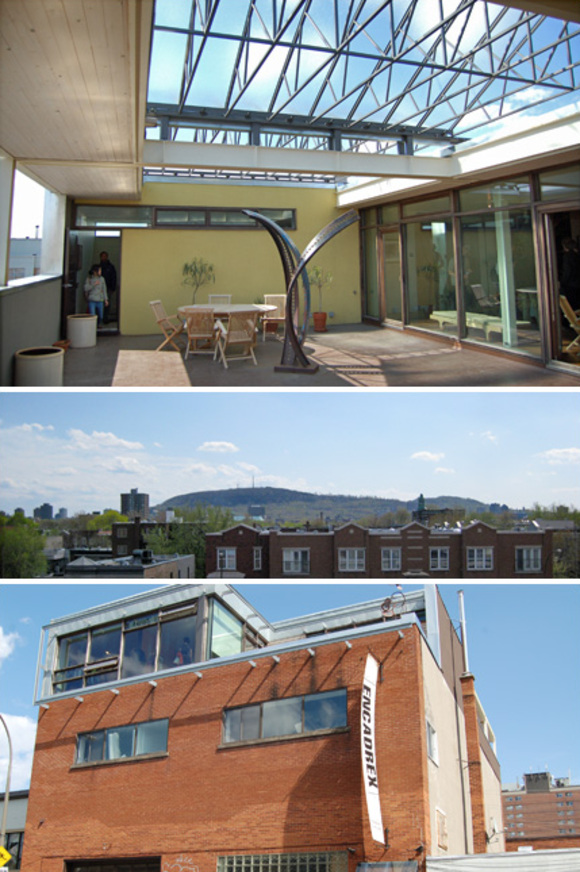 rooftop loft encadrex designed by smith vigeant architectes