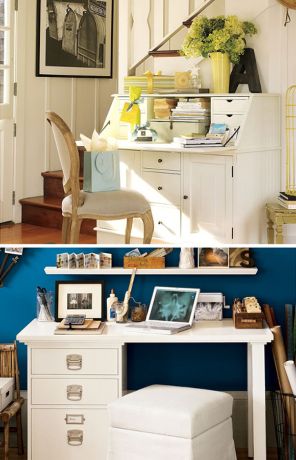 space saving options for home office :: pottery barn furniture