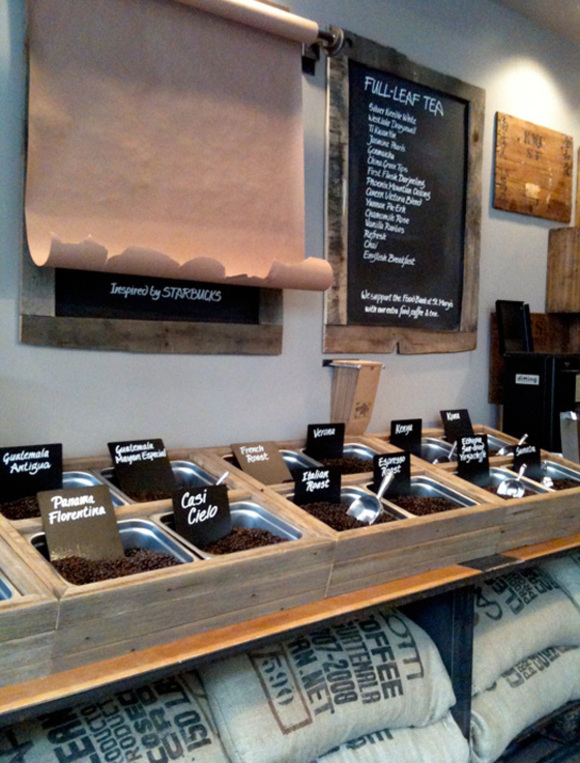 Mercantile Counter at Starbucks 15th Ave. Coffee and Tea