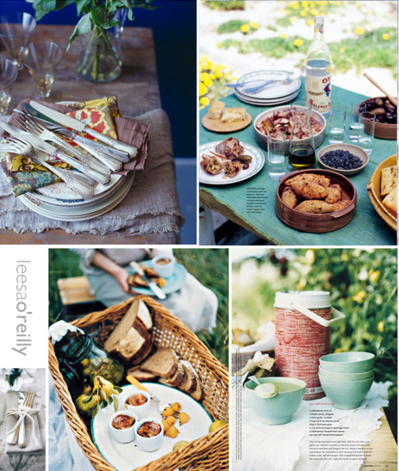 leesa o\'reilly :: australian food stylist :: picnic and outdoor dinner party