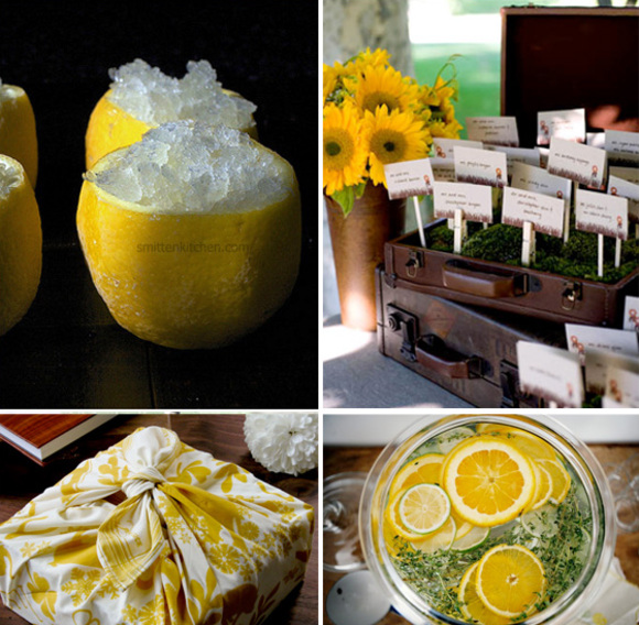 yellow inspirations for a party