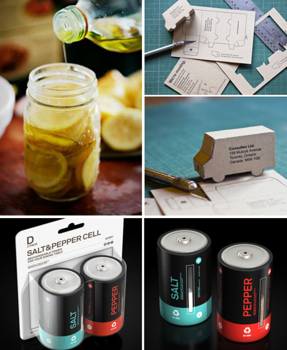 preserved lemons :: moving announcement cards :: battery salt and pepper set