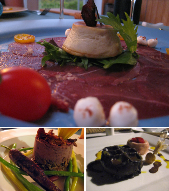 gastronomic meal at basilic et cacao in eastman, eastern townships