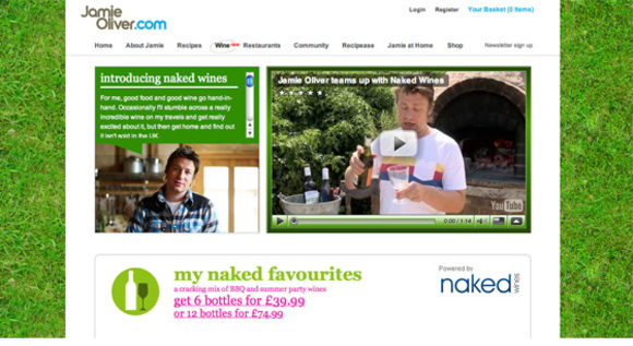 jamie oliver teams up with naked wines