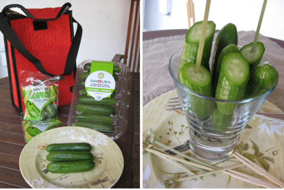 mini cucumbers by savoura