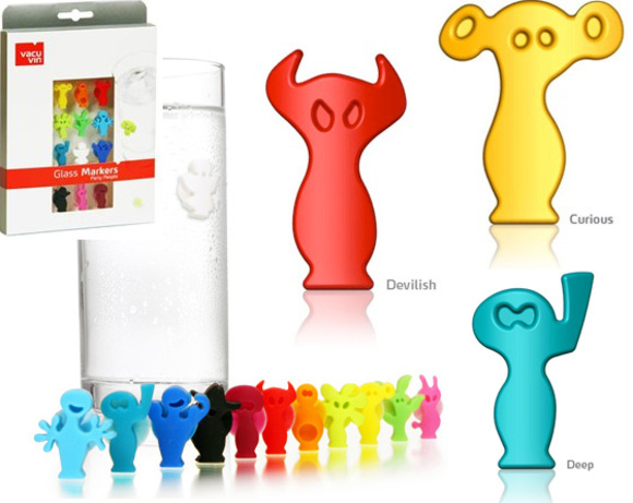 Vacu Vin Party People Glass Markers