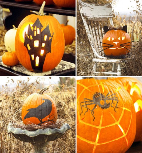 Easy Halloween Pumpkins - At Home with Kim Vallee