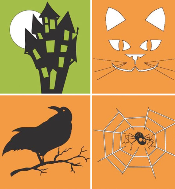 easy to do Halloween pumpkin stencils and carving templates :: better homes and gardens