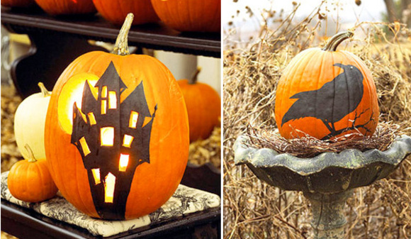 Easy Halloween Pumpkins - At Home with Kim Vallee