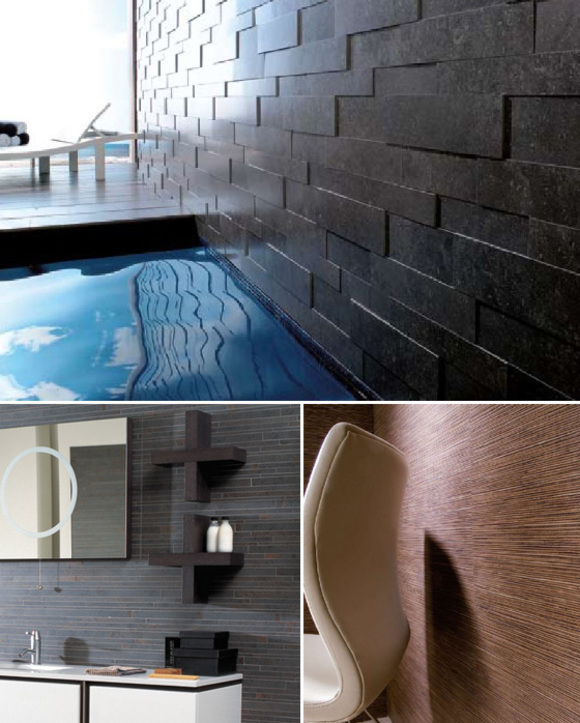 porcelanosa making a statement with 3d wall tiles
