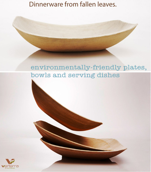 verterra disposable, reusable and biodegradable dinnerware :: bowls and plates