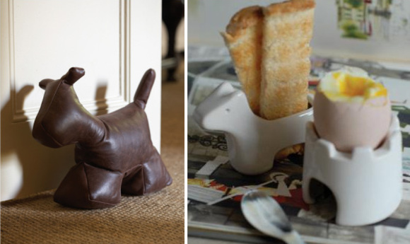 dog doorstep :: egg stand and toast soldier at whippetgrey