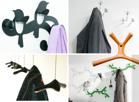 5 design coat racks and hooks