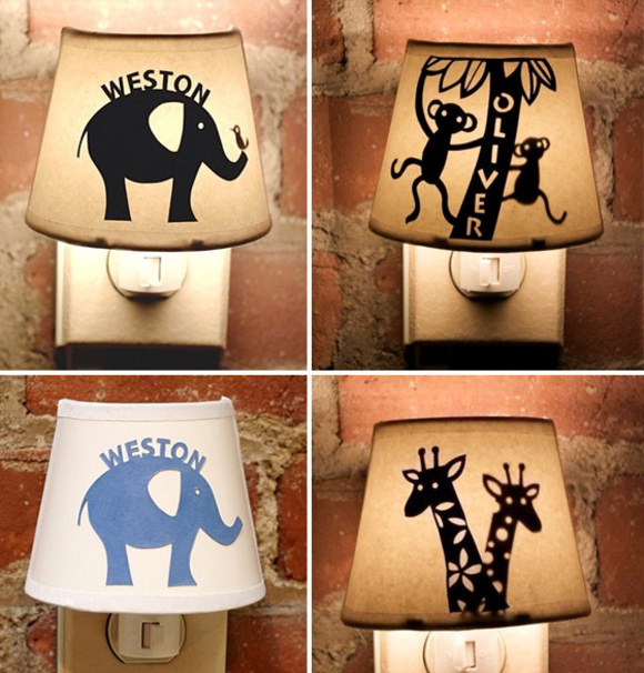 papercut night lights by crafter rachel weber of Fog and Thistle