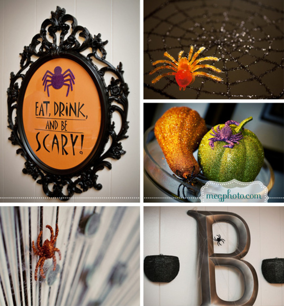 mixing your halloween decorations with your home accessories