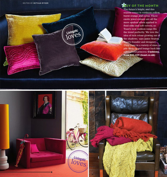 rich jewel colors for home decor :: fall 2009 trends