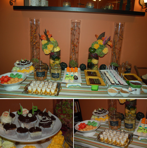 dessert table for my husband birthday party