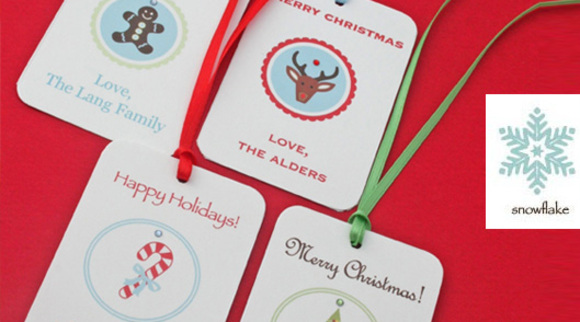 pretty smitten personalized holidays gift tags