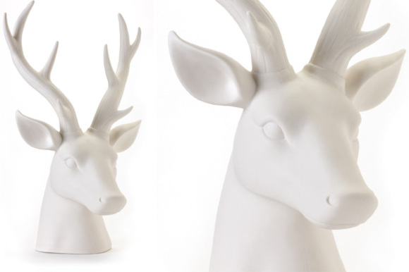 white reindeer sculptures at home sense