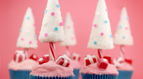 candy cane christmas tree cupcakes designed by bakerella