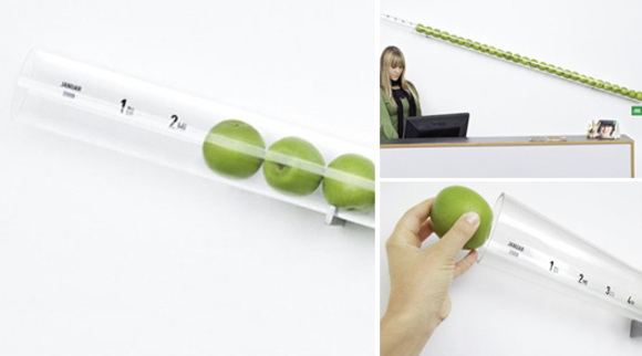 AOK apple a day calendar designed by serviceplan