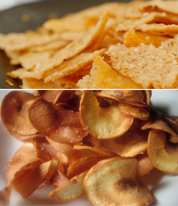 Parmigiano Chips and parsnip chip recipes