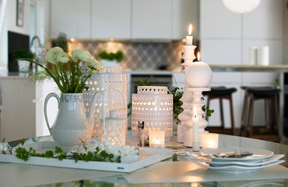 white on white tabletop :: dixie\'s spring 2010 collection