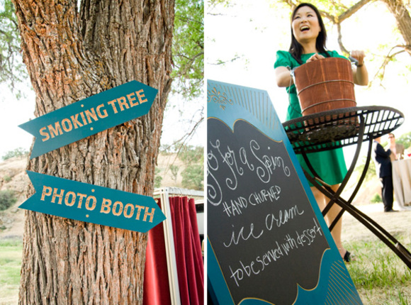 custom signage contributes to a party decor