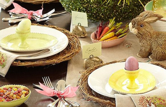 easter tabletop :: place setting ideas