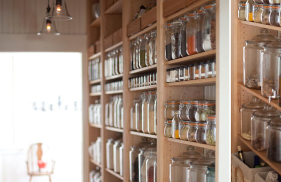 open shelf pantry :: emersonmade's house tour on design*sponge