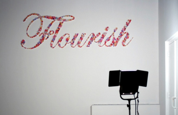 party decor inspirations :: flourish wall art designed by kristi malakoff