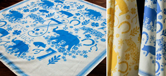 gift luck fabric gift wrap by chewing the cud