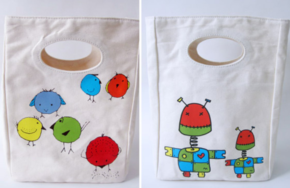 lunch bags for kids by fluf