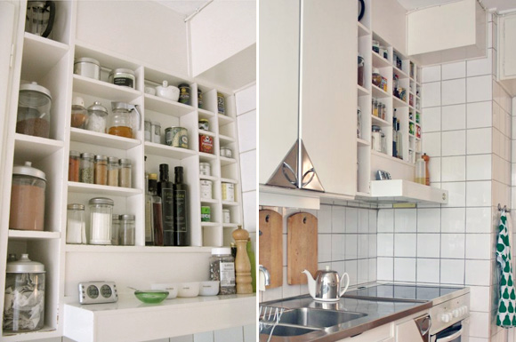 small pantry :: reclaimed odd spots in your kitchen