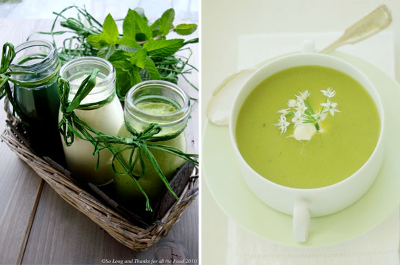 pea and mint soup recipes :: challenge inspired by Donna Hay