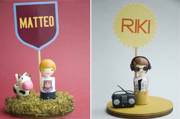 samyii's personalized figurines for a boy birthday cake topper