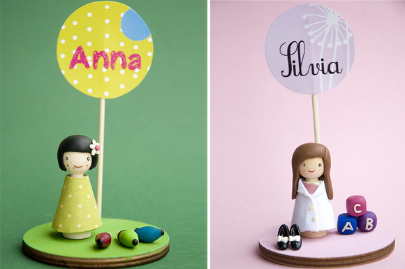 birthday cake figurines for girls by samyii on etsy