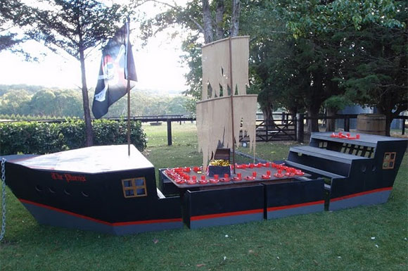 pirate ship for the ultimate kid birthday party