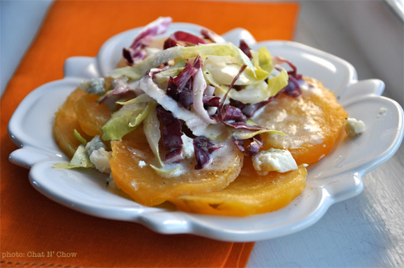 fall beet salad recipe by chat n' chow